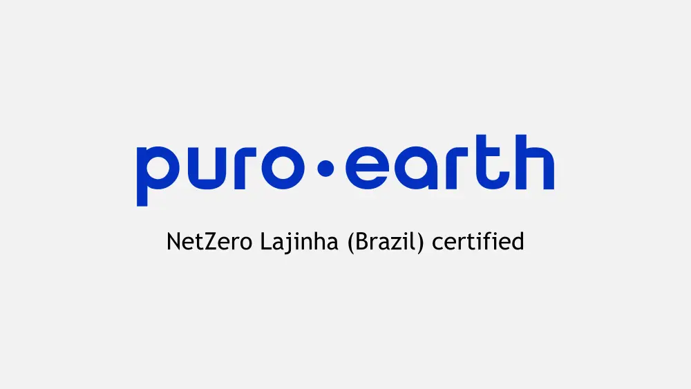 NetZero Lajinha factory Puro Standard certification